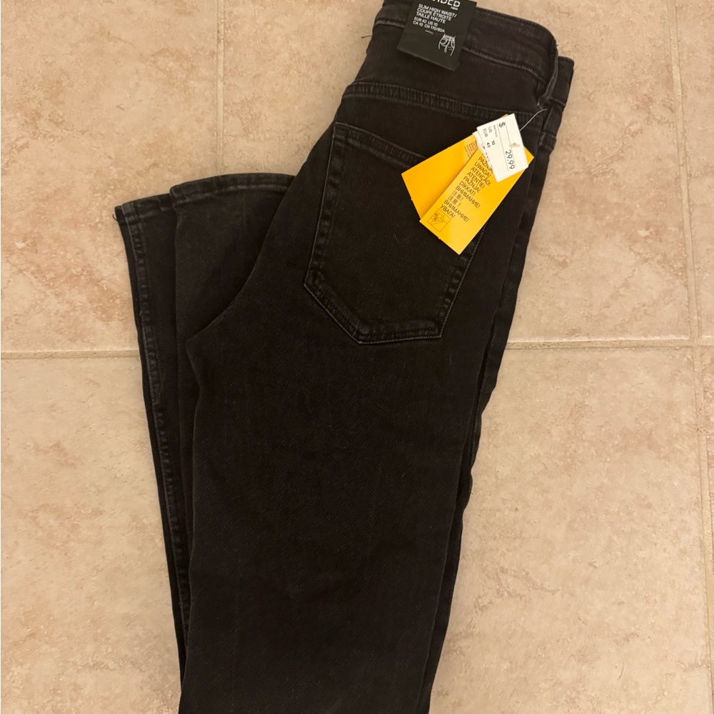Divided Charcoal Denim Pants